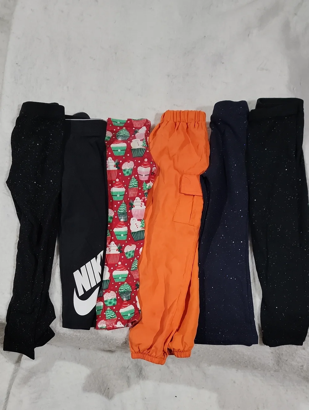 Lot Of 6 Pair Girls Size 4t Pants - Leggings